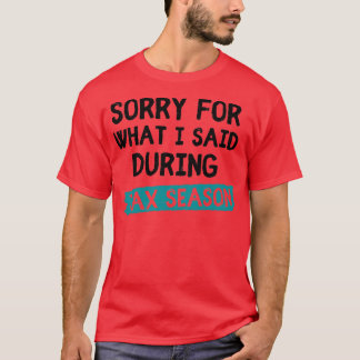 会計士のシャツ税金取り違え Tシャツ