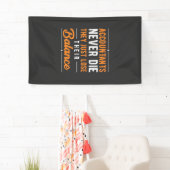 会計士のバランス 横断幕 (インサイチュ)