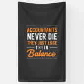 会計士のバランス 横断幕 (縦)