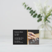 会計士のビジネスサービス 名刺 (スタンド正面)