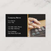 会計士のビジネスサービス 名刺 (正面)