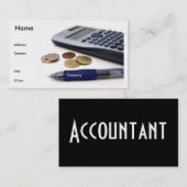 会計士のプロフィールカード 名刺 (正面/裏面)