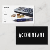 会計士のプロフィールカード 名刺 (正面/裏面)