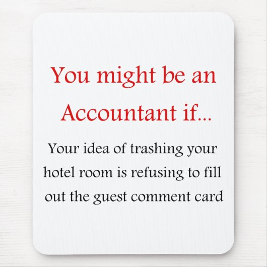 会計士のマウスパッド マウスパッド (正面)