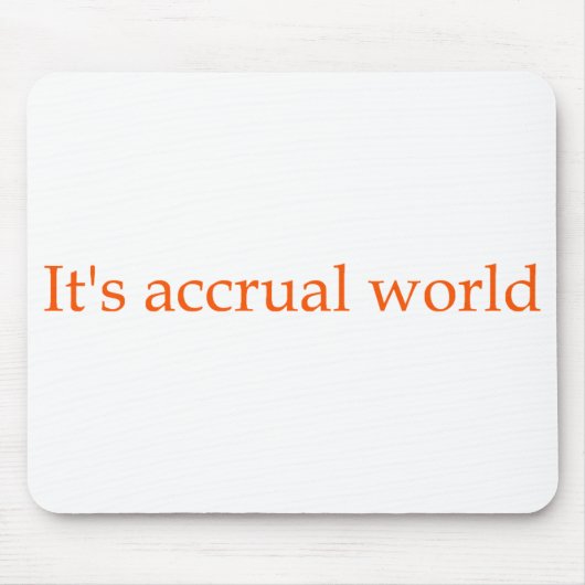 会計士のマウスパッド マウスパッド (正面)