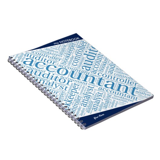 会計士のワードクラウド ノートブック (右側)