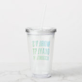 会計士の世界のオカイストノベルティ アクリルタンブラー (裏面)