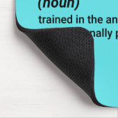 会計士の仕事保中おもしろい- マウスパッド (コーナー)