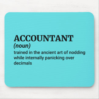 会計士の仕事保中おもしろい- マウスパッド