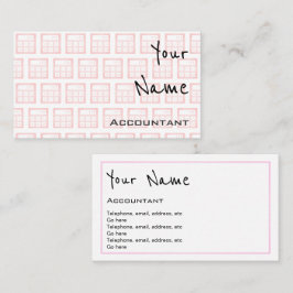 会計士の名刺を"エコーします" 名刺