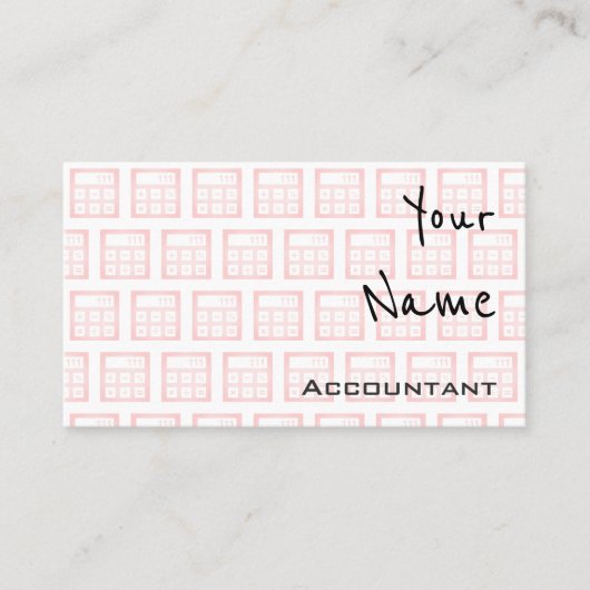 会計士の名刺を"エコーします" 名刺 (正面)