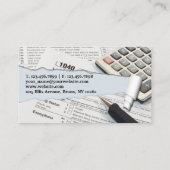 会計士の名刺 名刺 (裏面)