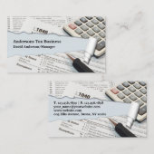 会計士の名刺 名刺 (正面/裏面)