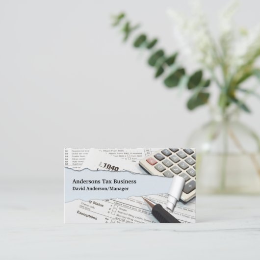 会計士の名刺 名刺 (スタンド正面)