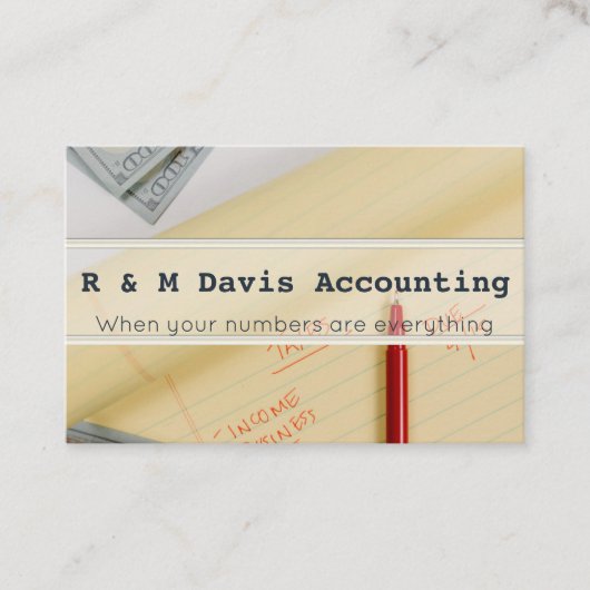 会計士の名刺 名刺 (正面)