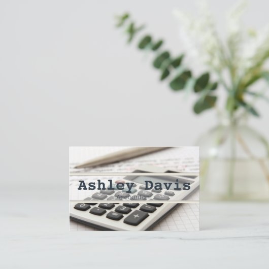 会計士の名刺 名刺 (スタンド正面)