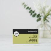 会計士の名刺 名刺 (スタンド正面)