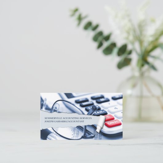 会計士の名刺 名刺 (スタンド正面)