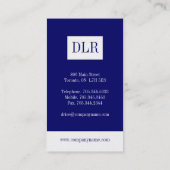 会計士の名刺 名刺 (裏面)