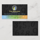 会計士の名刺 名刺 (正面/裏面)