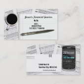 会計士の名刺 名刺 (正面/裏面)