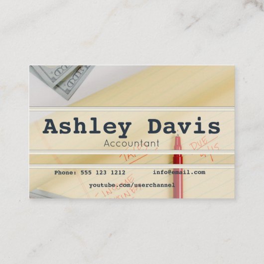 会計士の名刺 名刺 (裏面)