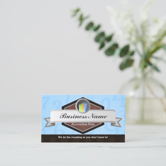 会計士の名刺 名刺 (スタンド正面)