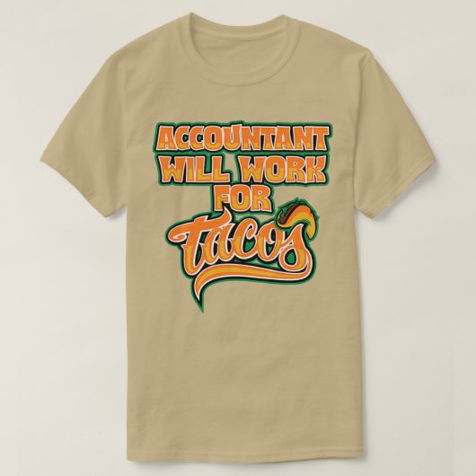 会計士の役職のギフトおもしろいト Tシャツ (デザイン正面)