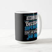 会計士の役職 コーヒーマグカップ (正面右)