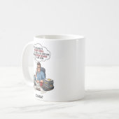 会計士の必需品 - プロフェッショナルファイナンス コーヒーマグカップ (正面左)