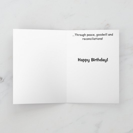 会計士の救世界インスパイアのPUN誕生日のみ カード (内部)