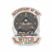 会計士の日ウィッチの夜ハロウィンマジックブック_1 シール (正面)