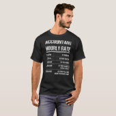 会計士の時給 Tシャツ (正面フル)