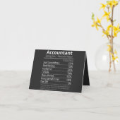 会計士の栄養事実、栄養事実 カード (黄色い花)