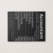 会計士の栄養事実、栄養事実 ジグソーパズル (横)