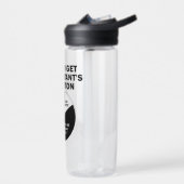 会計士の注意を引く方法何かを壊す ウォーターボトル (左面)