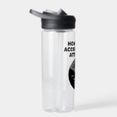 会計士の注意を引く方法何かを壊す ウォーターボトル (右面)