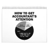 会計士の注意を引く方法何かを壊す カレンダー (カバー)