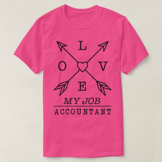 会計士の職業1 Tシャツ (デザイン正面)