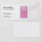 会計士の計算機 名刺 (正面/裏面)