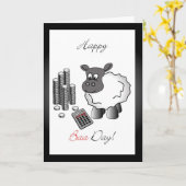 会計士の誕生日グリーティングカード カード (黄色い花)