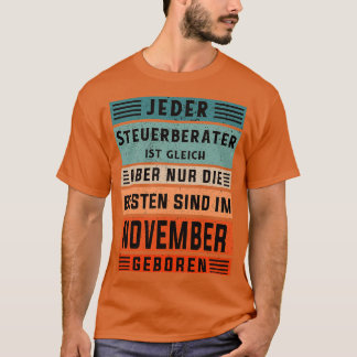 会計士の誕生日11月生まれ会計士 Tシャツ