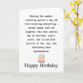 会計士の誕生日 カード (黄色い花)