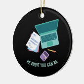会計士の贈与 セラミックオーナメント (左)