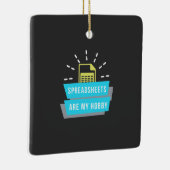 会計士の趣味はスプレッドシート セラミックオーナメント (右)