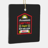 会計士はそれを修正できる セラミックオーナメント (右)