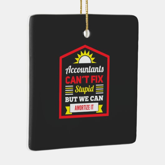 会計士はそれを修正できる セラミックオーナメント (右)