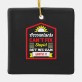 会計士はそれを修正できる セラミックオーナメント (正面)