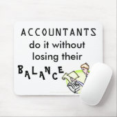 会計士はバランスを崩さずに行う マウスパッド (マウス)