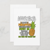 会計士はパイナップルのようです サンキューカード (正面/裏面)